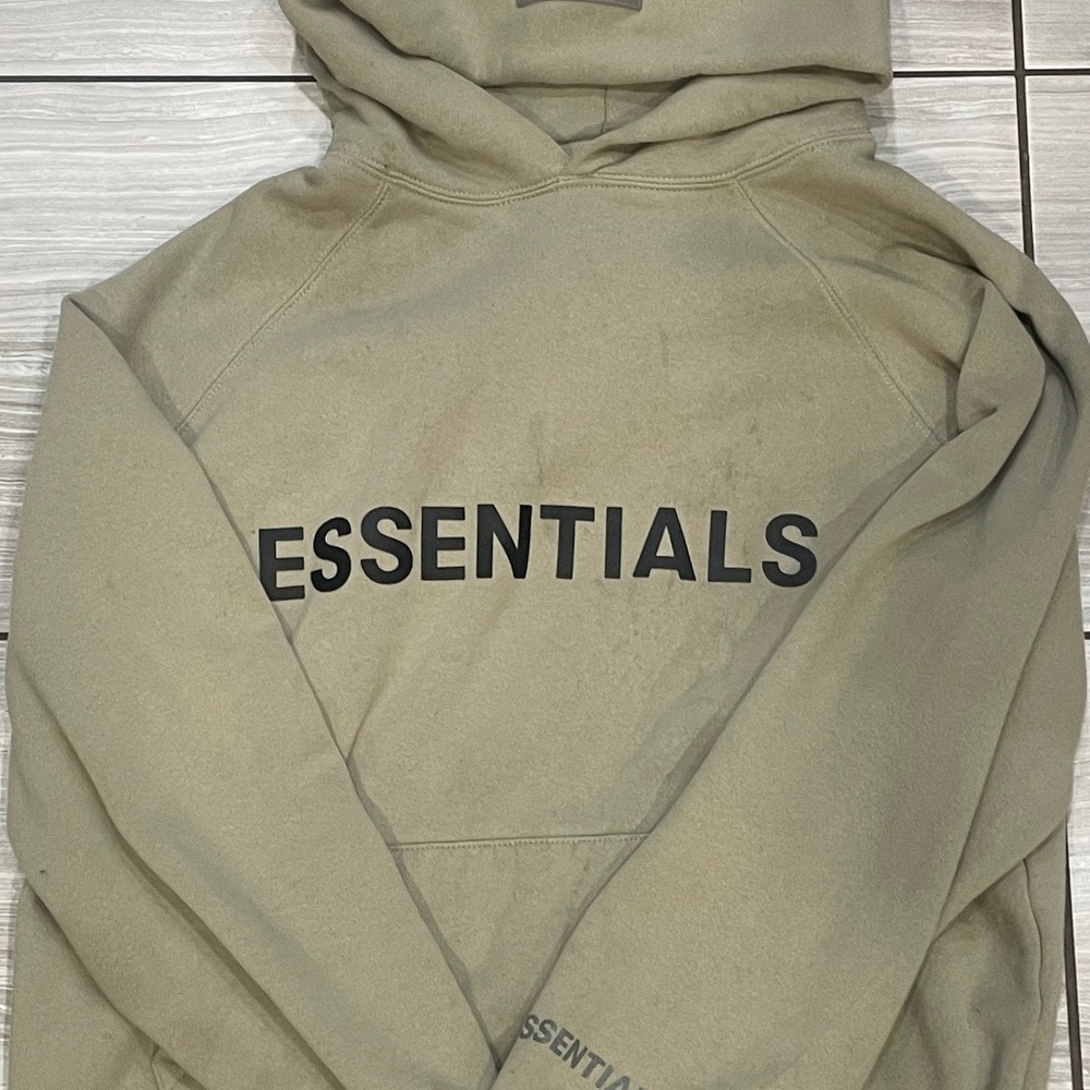 Essentials Fear of God hoodie (green concrete)